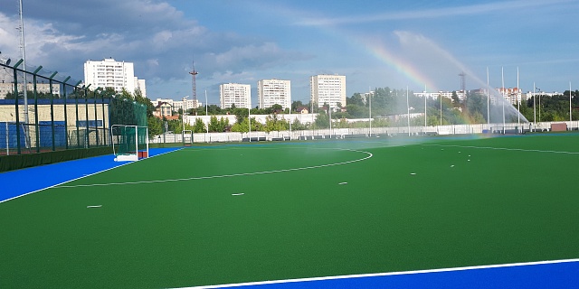 Строительство площадок и стадионов для хоккея на траве